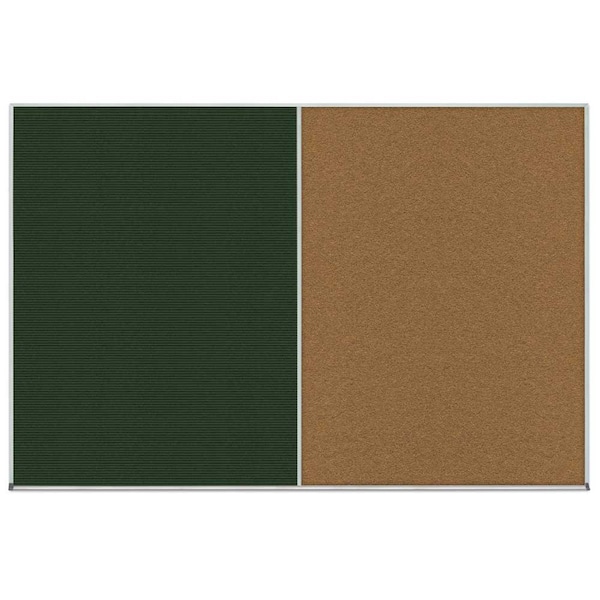 Enclosed Corkboard, 1 Door, 24"x36", 4" Fra